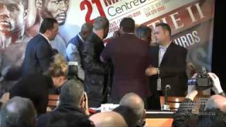 Pascal vs Hopkins 2 - heated Press Conference in Montreal on March 28th! - courtesy of webpresse.ca