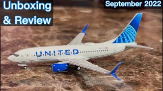 *EXPENSIVE BUT MUCH NEEDED* NG Models 1:400 United Airlines 737-700 unboxing/review |September 2022.