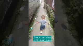 marunong na daw sya mag lakad mag isa