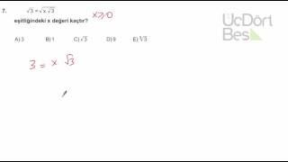 LYS-1 Matematik deneme-3 soru-7