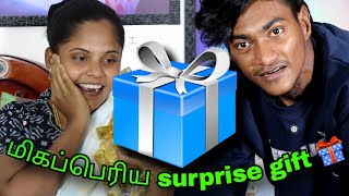 💝 Surprise gift 🎁 with my wife 🥳🎉 @butterfly_couples #thoothukudi #gift #wife #love #couple