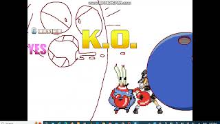 MUGEN-Mvc Mr Krabs (Me) & KOF Marisa vs Bowling Ball Boss