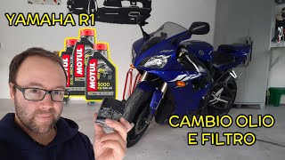 Yamaha R1 - Cambio OLIO e FILTRO