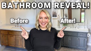 BATHROOM MAKEOVER REVEAL!