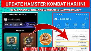 MANTAP CAIR 5.2 JUTA💵 CARA TARIK DIAMOND DARI HAMSTER KOMBAT LANGSUNG KE SALDO DANA, BEGINI CARANYA!