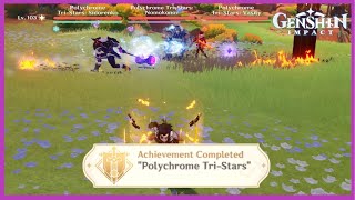 Local Legend: Polychrome Tri-Stars | v5.0 Achievement | Genshin Impact