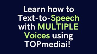 Text To Speech MULTI VoiCES