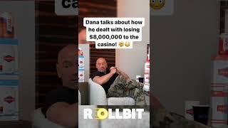 This Is How Dana White Dealt With Losing $8,000,000 To The Casino! #danawhite #gambling #casino