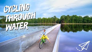 This Cycle Path In Belgium Runs Through Water