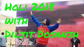 Holi Dhamal 2018 with #Diljit_Dosanjh live show  Dubai