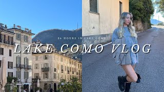 LAKE COMO VLOG - November 2022 - 24 hours in Lake Como with my bestie | Georgia Wells