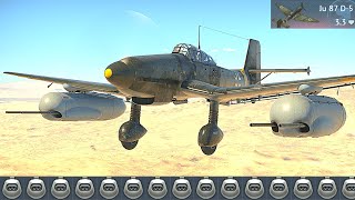 I tried the STUKA with GUN PODS 😱 X12 MACHINE GUNS 💥