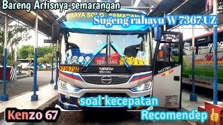 Artisnya semarangan!!Crew tampan dan kocak😂!!Trip sugeng rahayu W 7367 UZ(kenzo)