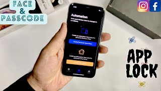 How To Lock Apps In Iphone Inbuilt New Features With Face ID Or Passcode! [Facebook Snapchat] 2022