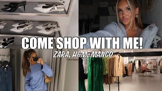 COME SHOP WITH ME VLOG! NEW IN ZARA, MANGO & H&M - AUTUMN 2023