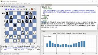 Nihal, Sarin   Bortnyk, Olexandr, Chess com SIG Bullet Wild, Round 1 13