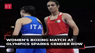 Imane Khelif wins first Olympic fight when opponent Angela Carini quits!