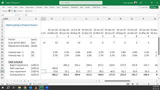 07. Debt Funding in Project Finance - PPMT for Debt Repayment