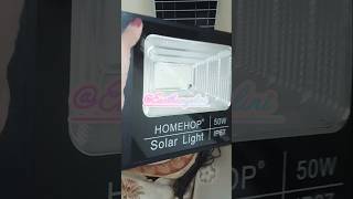 Homehop Solar light 50W for home genuine review @Earthangelini