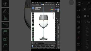 Easy wine glass modeling in Blender | Blender for beginners