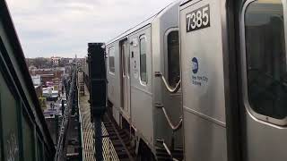 MTA Subway: Flushing-Main St Bound Kawasaki R188 (R142A Conversation) (7) @ 74 St-Broadway