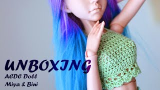 BJD Unboxing ~ ACDC Doll Miya & Bini