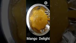 Mango delight #Mangovibes #food #indianfood #shortsfeed #youtubeshorts #mangoshake