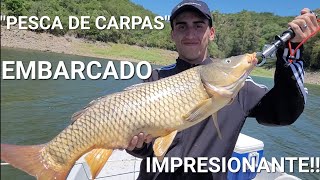 PESCA DE "CARPAS" TE MOSTRAMOS LA TÉCNICA PARA PESCAR EMBARCADO! DIQUE SAN ROQUE-CORDOBA-ARGENTINA-