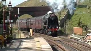 6233 'Duchess of Sutherland' at Kirby Stephen on the Cumbrian Mountain Express