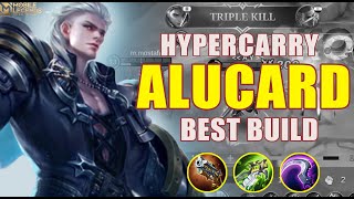 16 Kills!! Alucard Hypercarry Gameplay with Jungle Emblem - Build Top 1 Global Alucard ~ MLBB