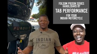 Tab Performance Folsom Prison Handlebars For Robert Simmons' Indian Pursuit Elite!