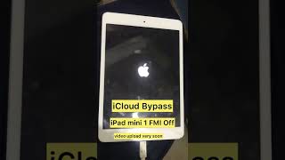 iPad mini iCloud Bypass + FMI Off #shorts