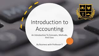 Introduction to Financial and Management Accounting | ACCA, ACA, CIMA, CIPFA, AAT, ATT | Chapter 1