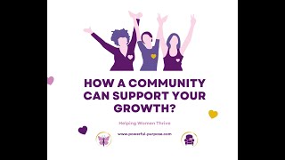 How a community can support your growth!