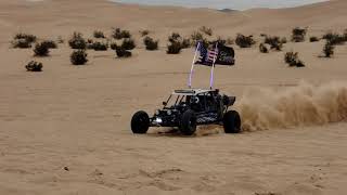 Sand rail wheelies in Glamis