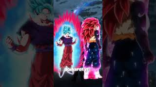 [ Goku Seraphim true Omni form vs Ultra vegito ] lucif control #evilgoku #dragonball #edit