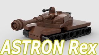 Лего мини танк ASTRON Rex (самоделка из лего)