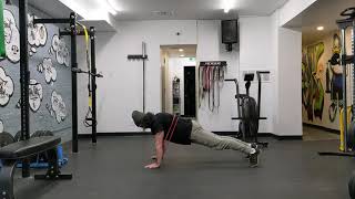 Resistance Band Push Ups