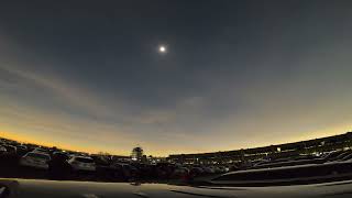 Solar Eclipse 2024 - 10x timelapse at Indy Speedway