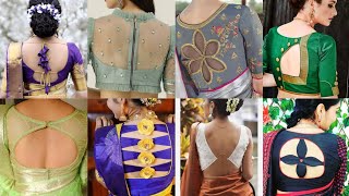 100+ stylish and elegant back neck designs for blouses || neck designs