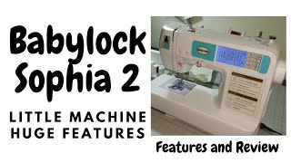 Babylock Sophia 2