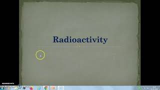 radioactivity B.SC S3