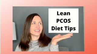 Lean PCOS Diet 4 key areas to focus on