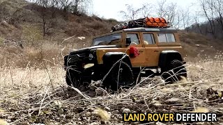 1/10 scale l RC land rover defender off-road adventure trail l rc crawler l rc오프로드 l  랜드로버디팬더 #04