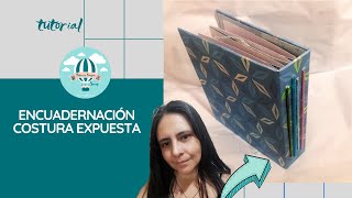 Mini Álbum con encuadernación costura expuesta / Ideas Geniales Scraperas y algo más