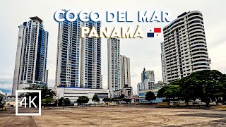 🟡 [4K] 🇵🇦  Walking Coco del Mar | A Journey Through San Francisco, Panama's Prestigious Neighborhood