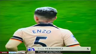 Enzo Fernandez vs West ham United (11/02/2023) 🔥