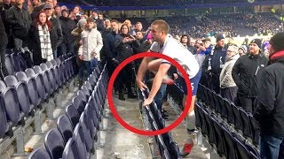 Eric Dier Shockingly Jumps Into Tottenham Stand And Confronts Fan Amid Alleged Altercation