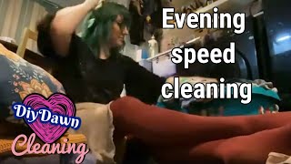 Evening cleaning | clean with me | getting things done | speed cleaning | DiyDawn