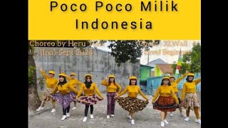 Poco Poco Milik Indonesia - Beginner - Choreo:Heru Tian (INA) - September 2024